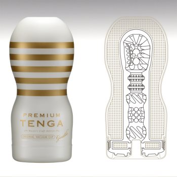 Tenga Original Vacuum Cup Premium Gentle masturbator de unică folosință - imagine 3